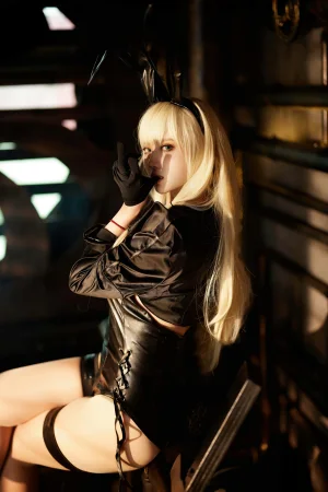 Shika小鹿鹿《少女前线 AN94兔女郎》主题写真：35张全套美图