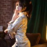 Shika小鹿鹿《中秋旗袍》主题写真：12张全套美图