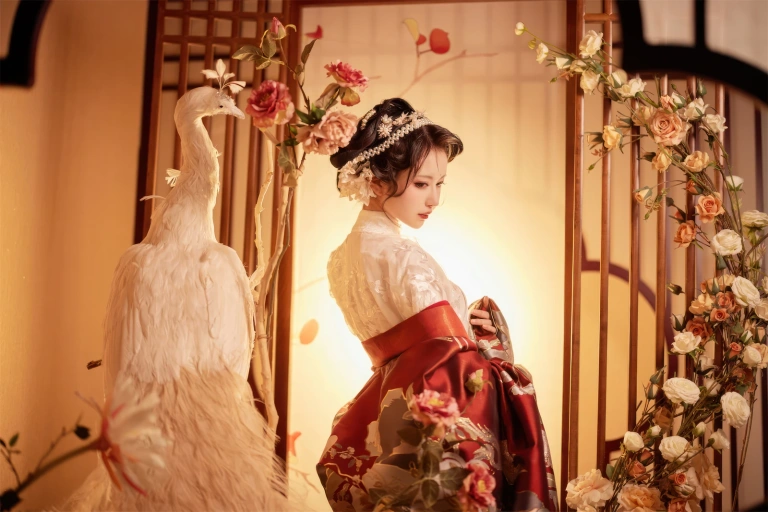 Shika小鹿鹿《大明富贵花》主题写真：11张全套美图