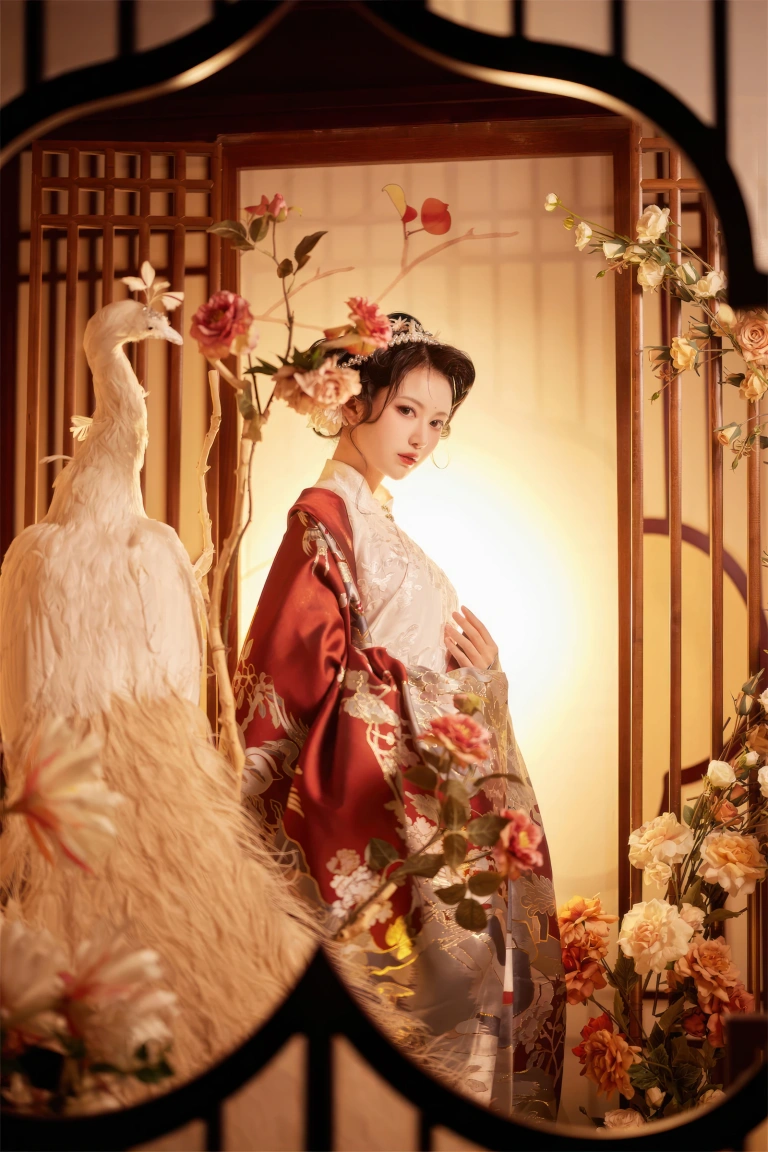 Shika小鹿鹿《大明富贵花》主题写真：11张全套美图