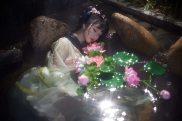 Shika小鹿鹿《不早朝》主题写真：28张全套美图，含1个视频