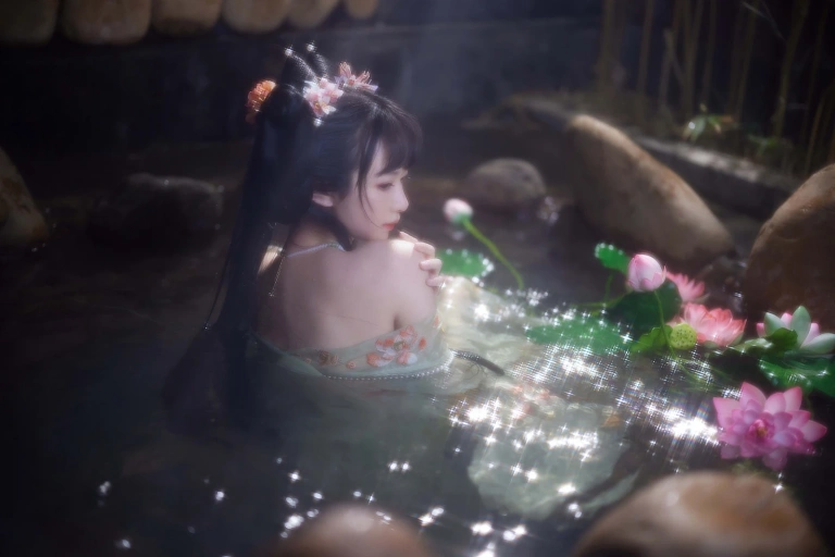 Shika小鹿鹿《不早朝》主题写真：28张全套美图，含1个视频