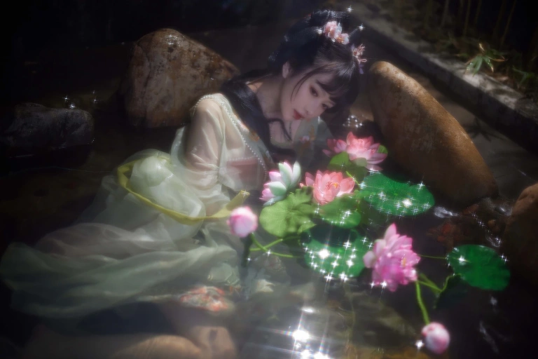 Shika小鹿鹿《不早朝》主题写真：28张全套美图，含1个视频