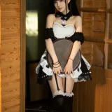Shika小鹿鹿《能代女仆》主题写真：44张全套美图