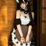 Shika小鹿鹿《能代女仆》主题写真：44张全套美图