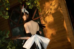 Shika小鹿鹿《能代女仆》主题写真：44张全套美图