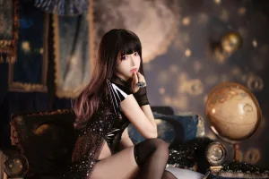 Shika小鹿鹿《万圣节魅魔》主题写真：13张全套美图