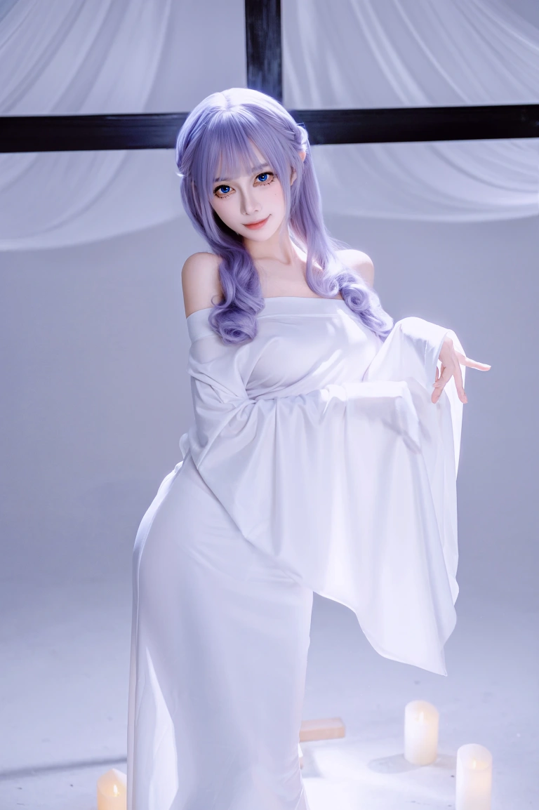 Shika小鹿鹿《幽灵娘》主题写真：30张全套美图