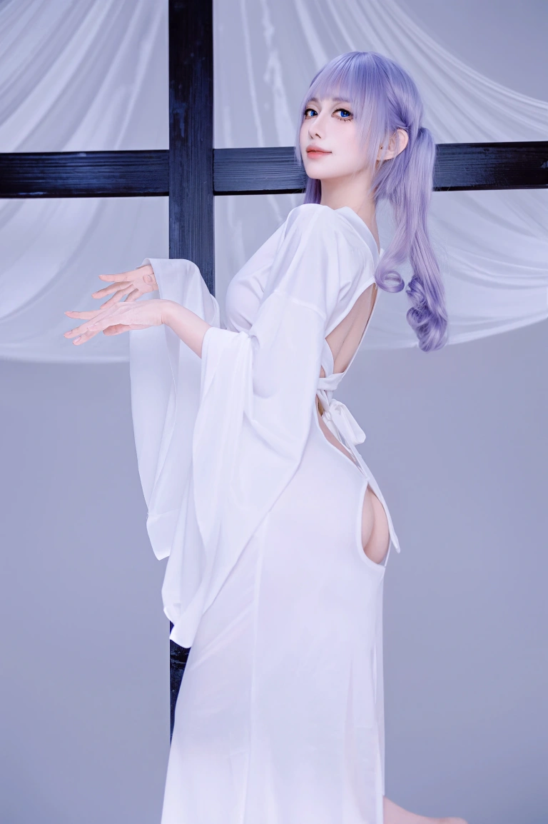 Shika小鹿鹿《幽灵娘》主题写真：30张全套美图