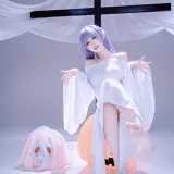 Shika小鹿鹿《幽灵娘》主题写真：30张全套美图