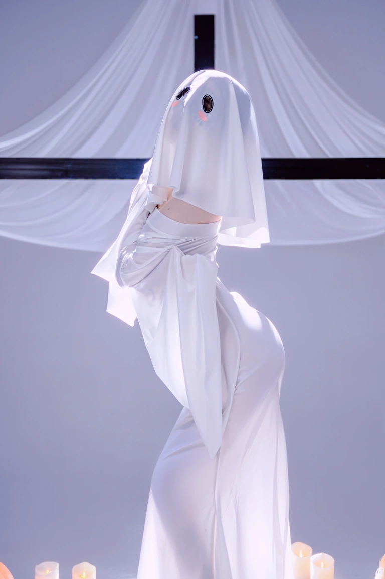 Shika小鹿鹿《幽灵娘》主题写真：30张全套美图