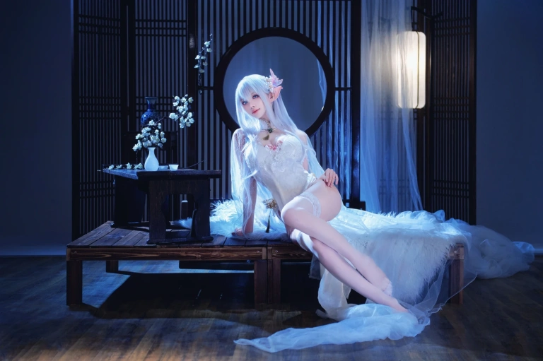 Shika小鹿鹿《碧蓝航线阿尔比恩》主题写真：40张全套美图