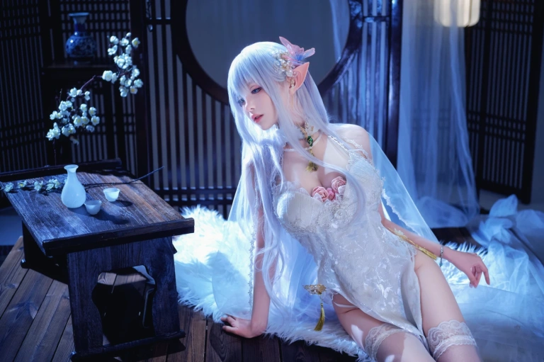 Shika小鹿鹿《碧蓝航线阿尔比恩》主题写真：40张全套美图