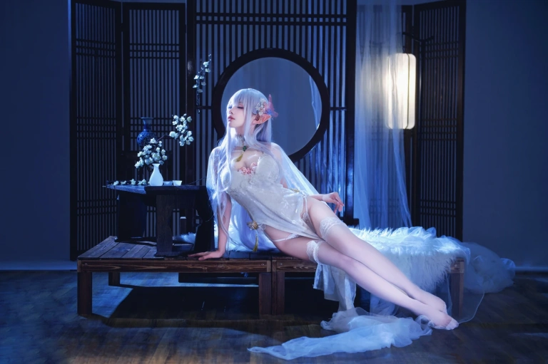 Shika小鹿鹿《碧蓝航线阿尔比恩》主题写真：40张全套美图