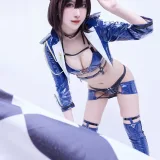 Shika小鹿鹿《碧蓝航线 巴尔的摩赛车服》主题写真：9张全套美图