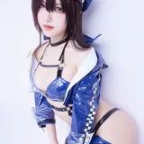 Shika小鹿鹿《碧蓝航线 巴尔的摩赛车服》主题写真：9张全套美图