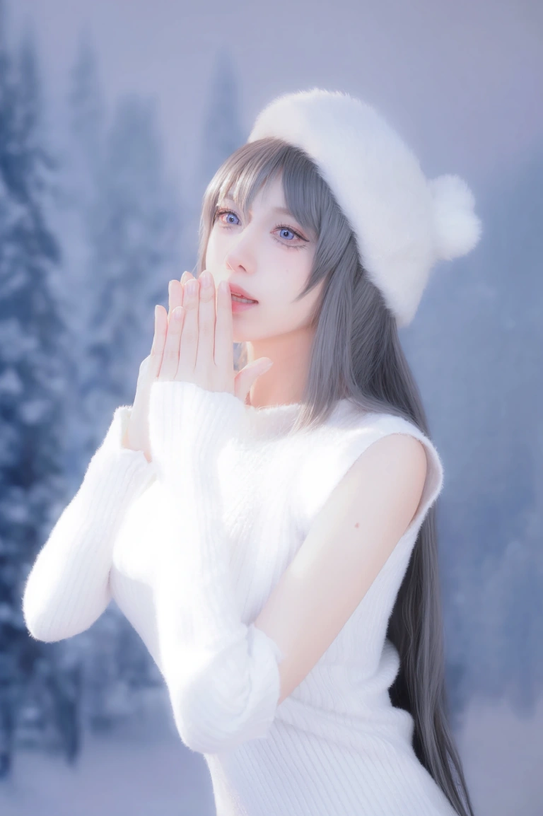 Shika小鹿鹿《麻衣学姐》主题写真：25张全套美图
