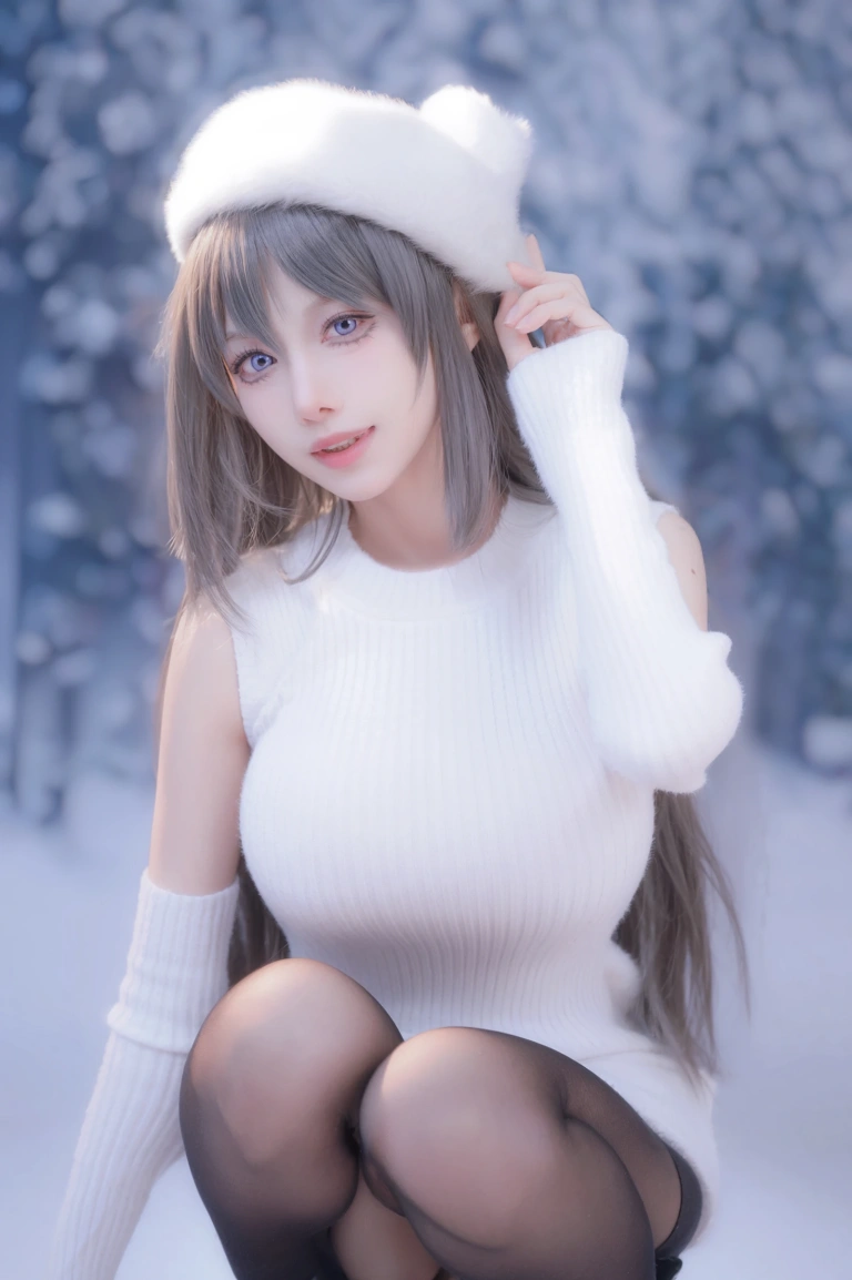 Shika小鹿鹿《麻衣学姐》主题写真：25张全套美图
