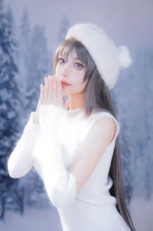 Shika小鹿鹿《麻衣学姐》主题写真：25张全套美图