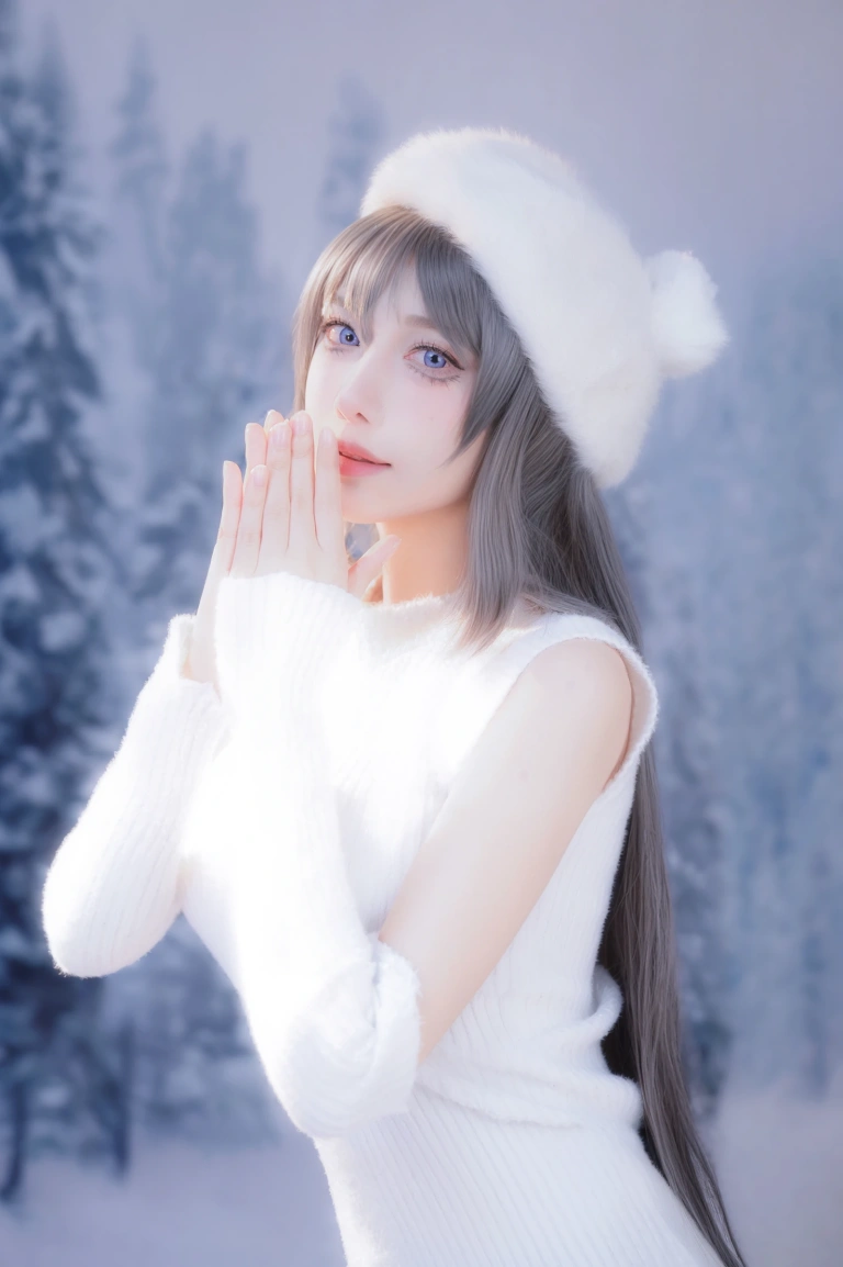 Shika小鹿鹿《麻衣学姐》主题写真：25张全套美图