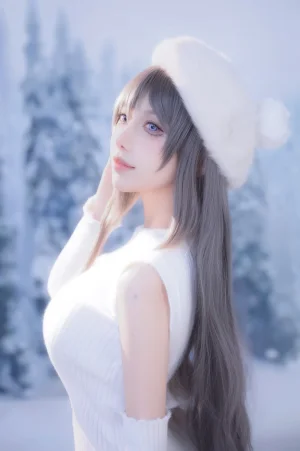 Shika小鹿鹿《麻衣学姐》主题写真：25张全套美图