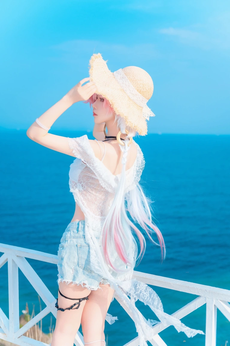 Shika小鹿鹿《鸣潮 长离同人》主题写真：22张全套美图
