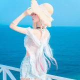 Shika小鹿鹿《鸣潮 长离同人》主题写真：22张全套美图