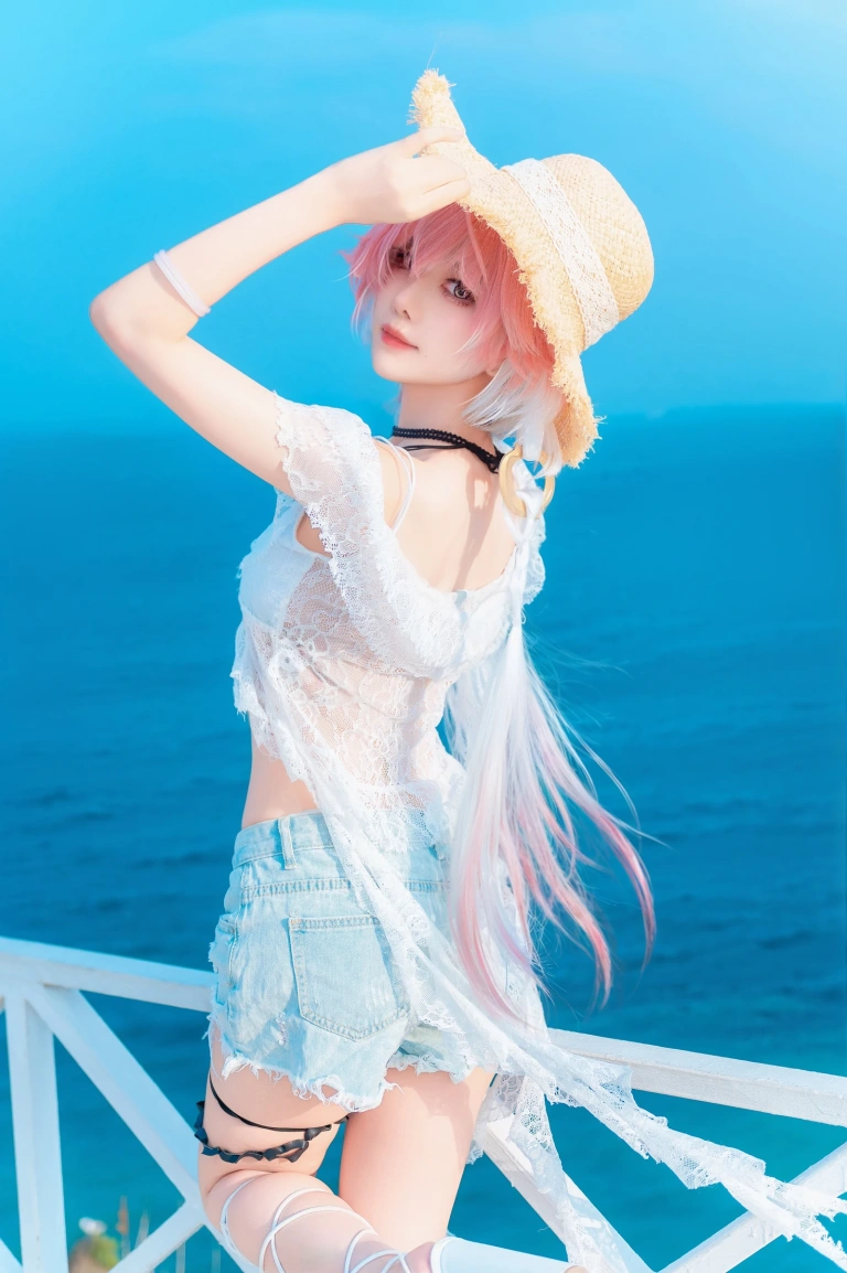 Shika小鹿鹿《鸣潮 长离同人》主题写真：22张全套美图