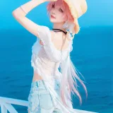 Shika小鹿鹿《鸣潮 长离同人》主题写真：22张全套美图