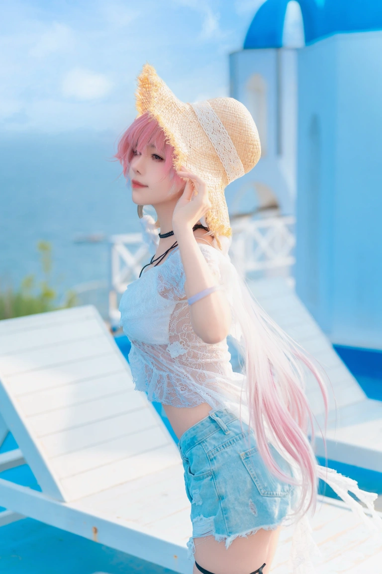 Shika小鹿鹿《鸣潮 长离同人》主题写真：22张全套美图