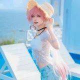Shika小鹿鹿《鸣潮 长离同人》主题写真：22张全套美图
