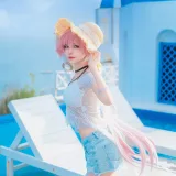 Shika小鹿鹿《鸣潮 长离同人》主题写真：22张全套美图