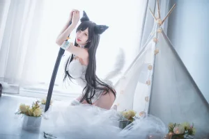 Shika小鹿鹿《爱宕 同人福利》主题写真：30张全套美图