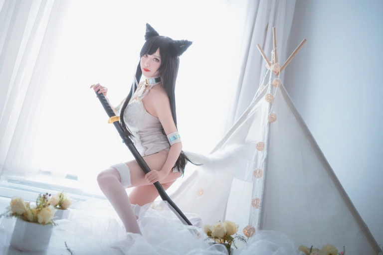 Shika小鹿鹿《爱宕 同人福利》主题写真：30张全套美图