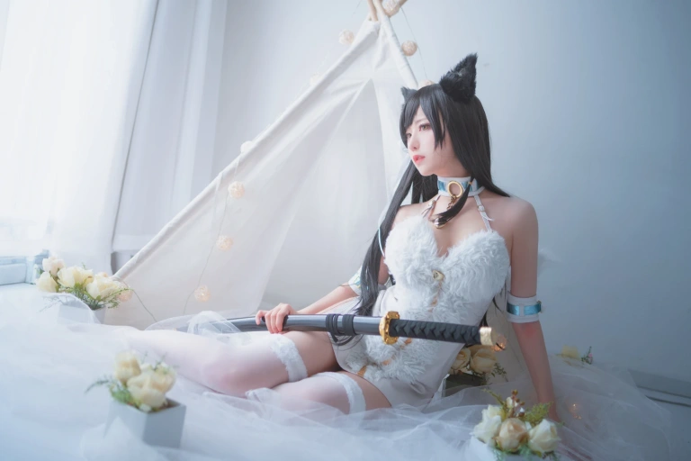 Shika小鹿鹿《爱宕 同人福利》主题写真：30张全套美图