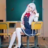 Shika小鹿鹿《邻座艾莉同学》主题写真：38张全套美图，含2个视频