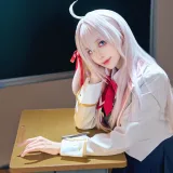 Shika小鹿鹿《邻座艾莉同学》主题写真：38张全套美图，含2个视频