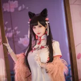 Shika小鹿鹿《爱宕旗袍》主题写真：30张全套美图