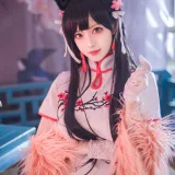 Shika小鹿鹿《爱宕旗袍》主题写真：30张全套美图