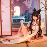 Shika小鹿鹿《爱宕旗袍》主题写真：30张全套美图
