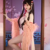 Shika小鹿鹿《爱宕旗袍》主题写真：30张全套美图