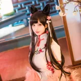 Shika小鹿鹿《爱宕旗袍》主题写真：30张全套美图