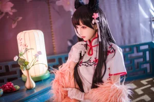 Shika小鹿鹿《爱宕旗袍》主题写真：30张全套美图