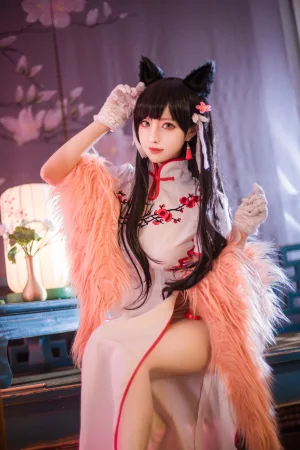 Shika小鹿鹿《爱宕旗袍》主题写真：30张全套美图