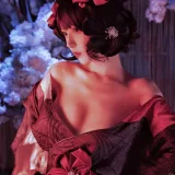Shika小鹿鹿《北斋和服》主题写真：14张全套美图