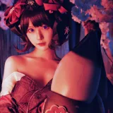 Shika小鹿鹿《北斋和服》主题写真：14张全套美图