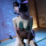 Shika小鹿鹿《北斋泳装》主题写真：21张全套美图