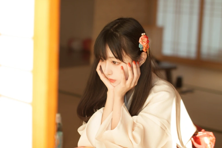Shika小鹿鹿《和服》主题写真：19张全套美图