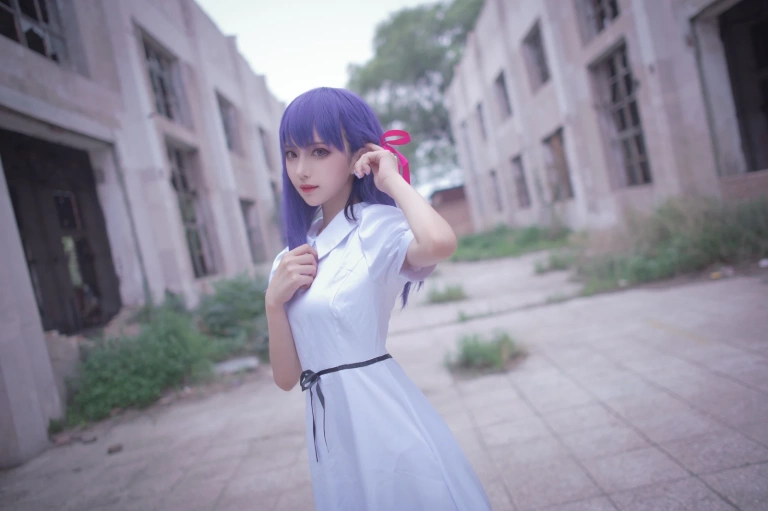 Shika小鹿鹿《间桐樱 HF》主题写真：15张全套美图