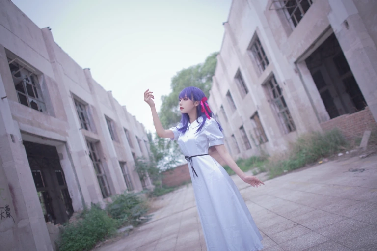 Shika小鹿鹿《间桐樱 HF》主题写真：15张全套美图